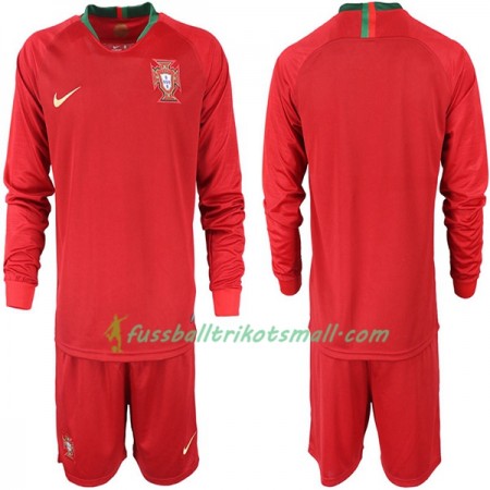 Fußballtrikots Portugal Kinder WM 2018 Langarm Heimtrikotsatz kaufen